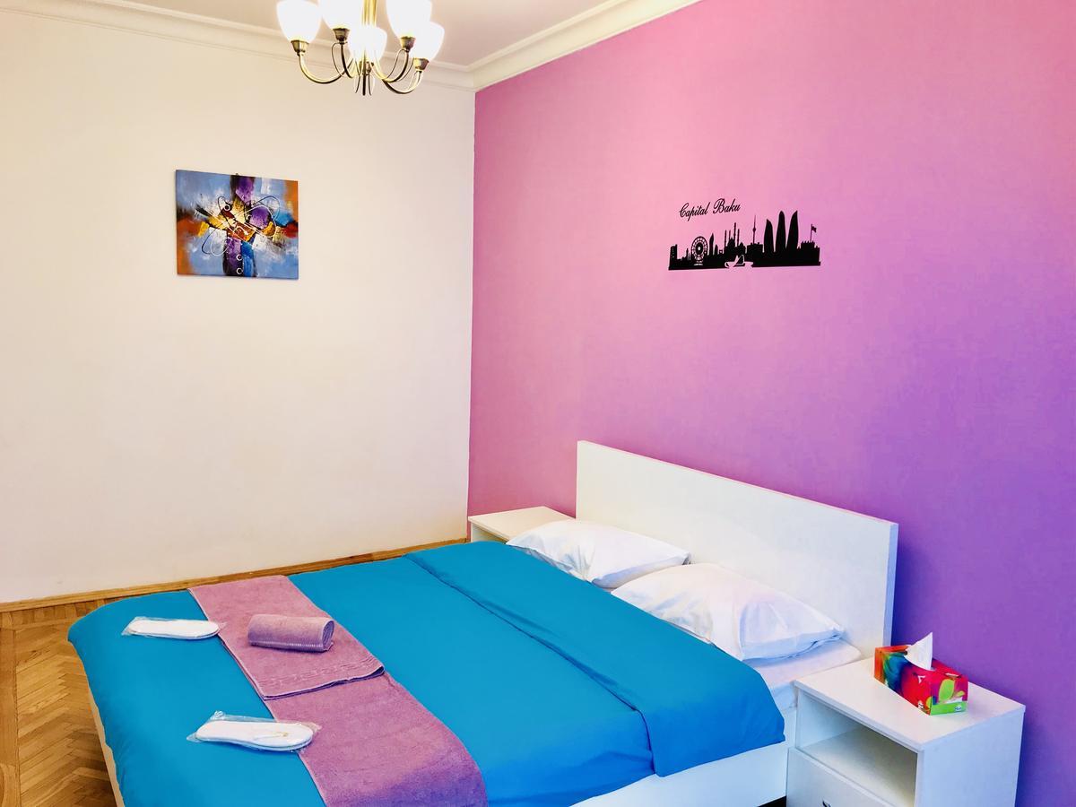 Check-In Apartment Near Fountain Square Vidadi Str Baku Bagian luar foto