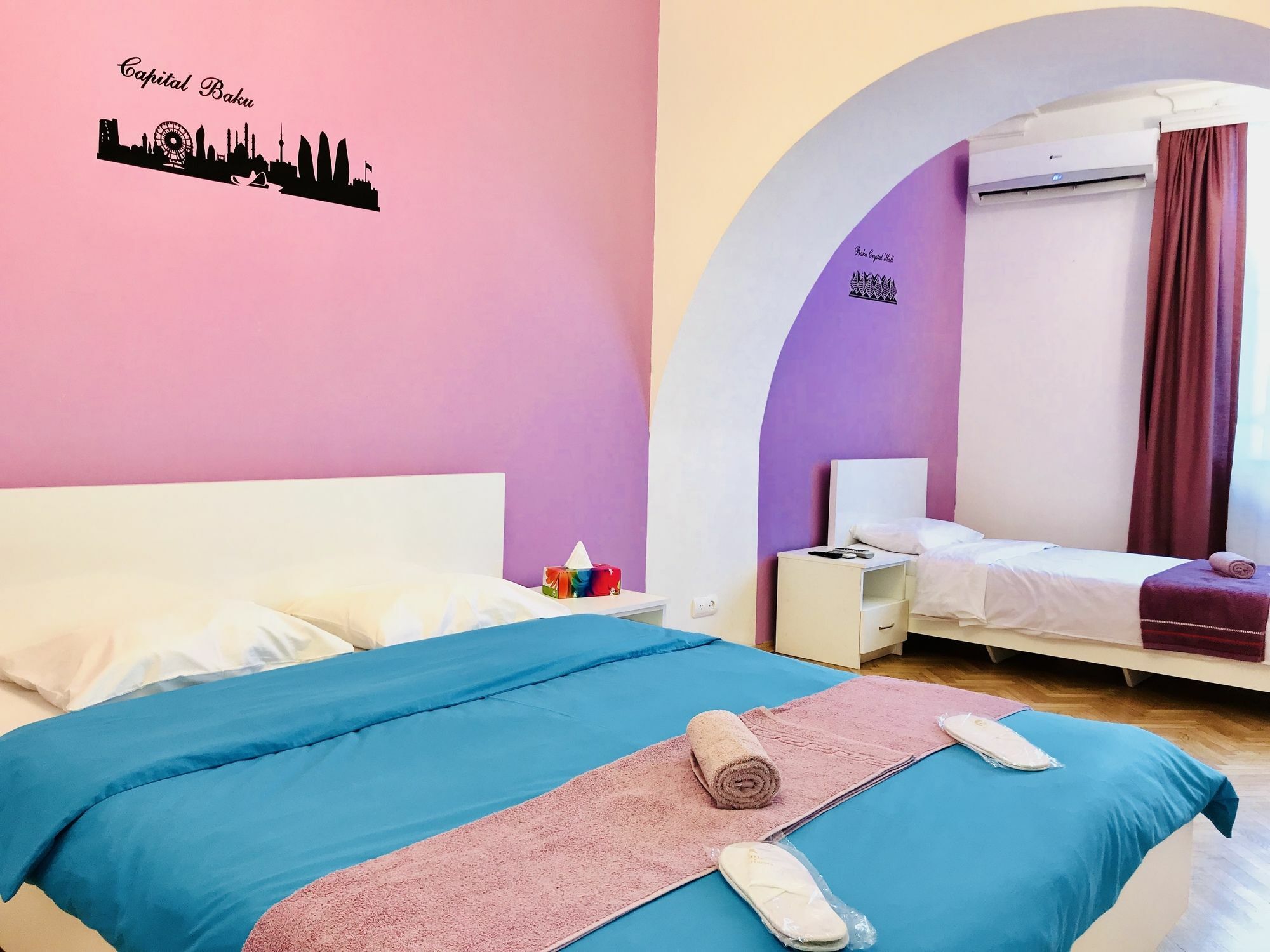 Check-In Apartment Near Fountain Square Vidadi Str Baku Bagian luar foto