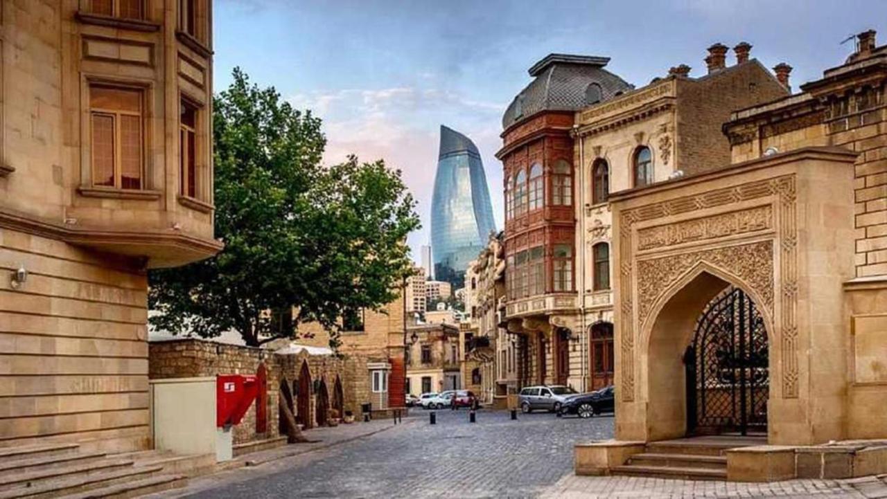 Check-In Apartment Near Fountain Square Vidadi Str Baku Bagian luar foto
