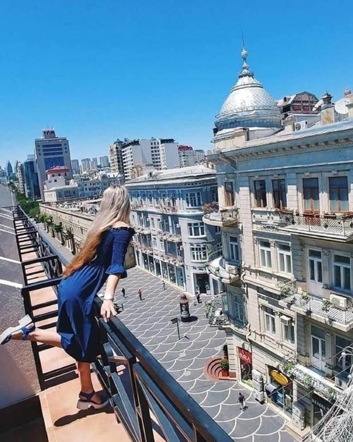 Check-In Apartment Near Fountain Square Vidadi Str Baku Bagian luar foto