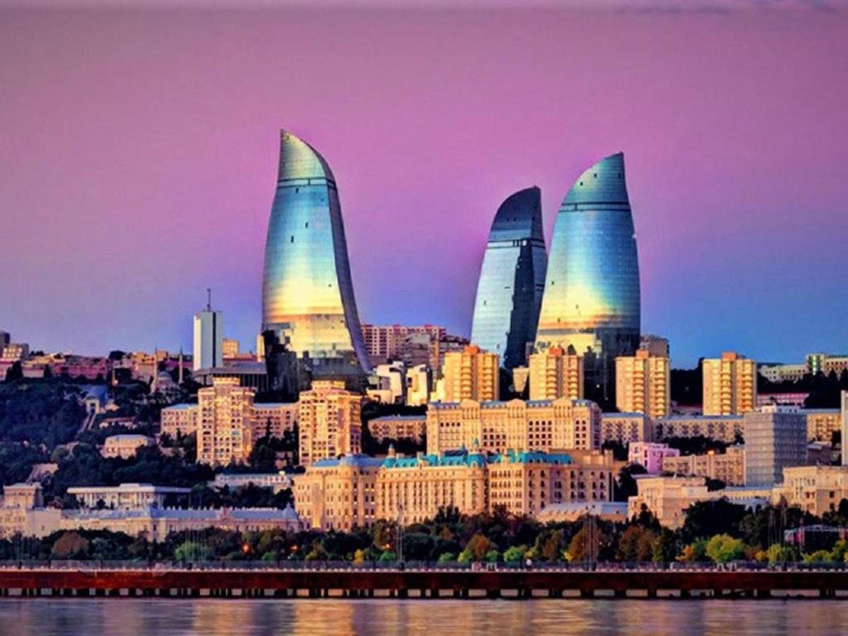 Check-In Apartment Near Fountain Square Vidadi Str Baku Bagian luar foto